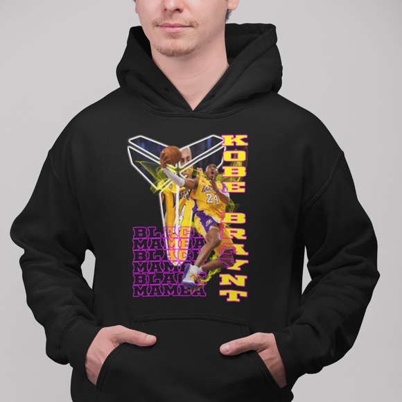 BLACK MAMBA KOBE;  BE THE BEST VERSION OF YOURSELF:: UNISEX CUSTOM HOODIE - Picture 4 of 8